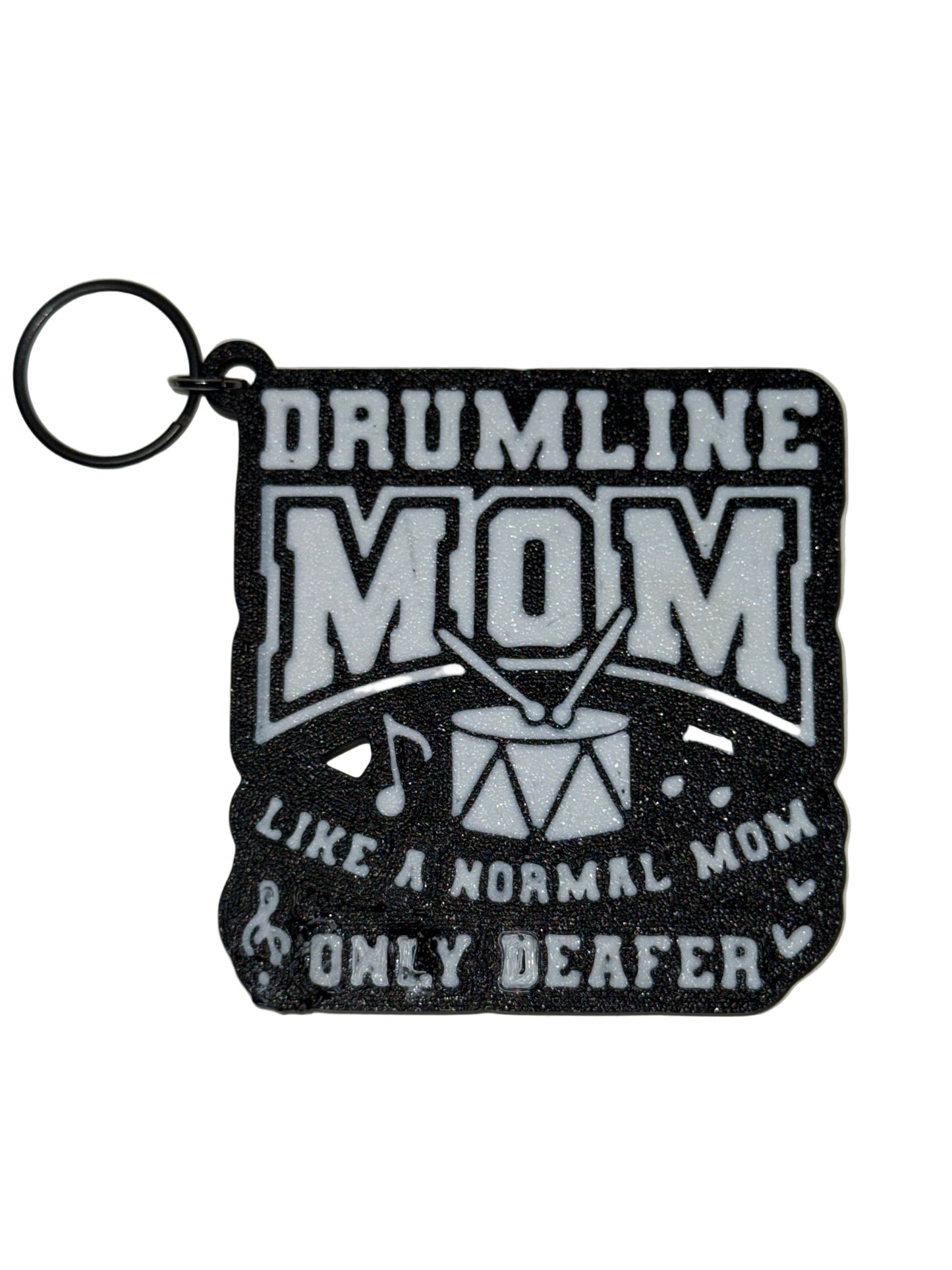 Band Mom Drumline Keychain