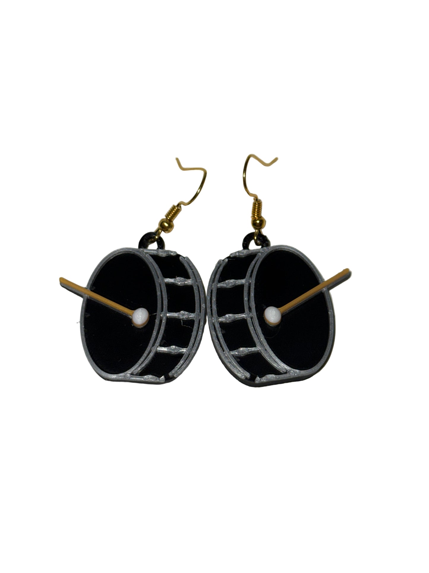Bass Drum Hook Earrings