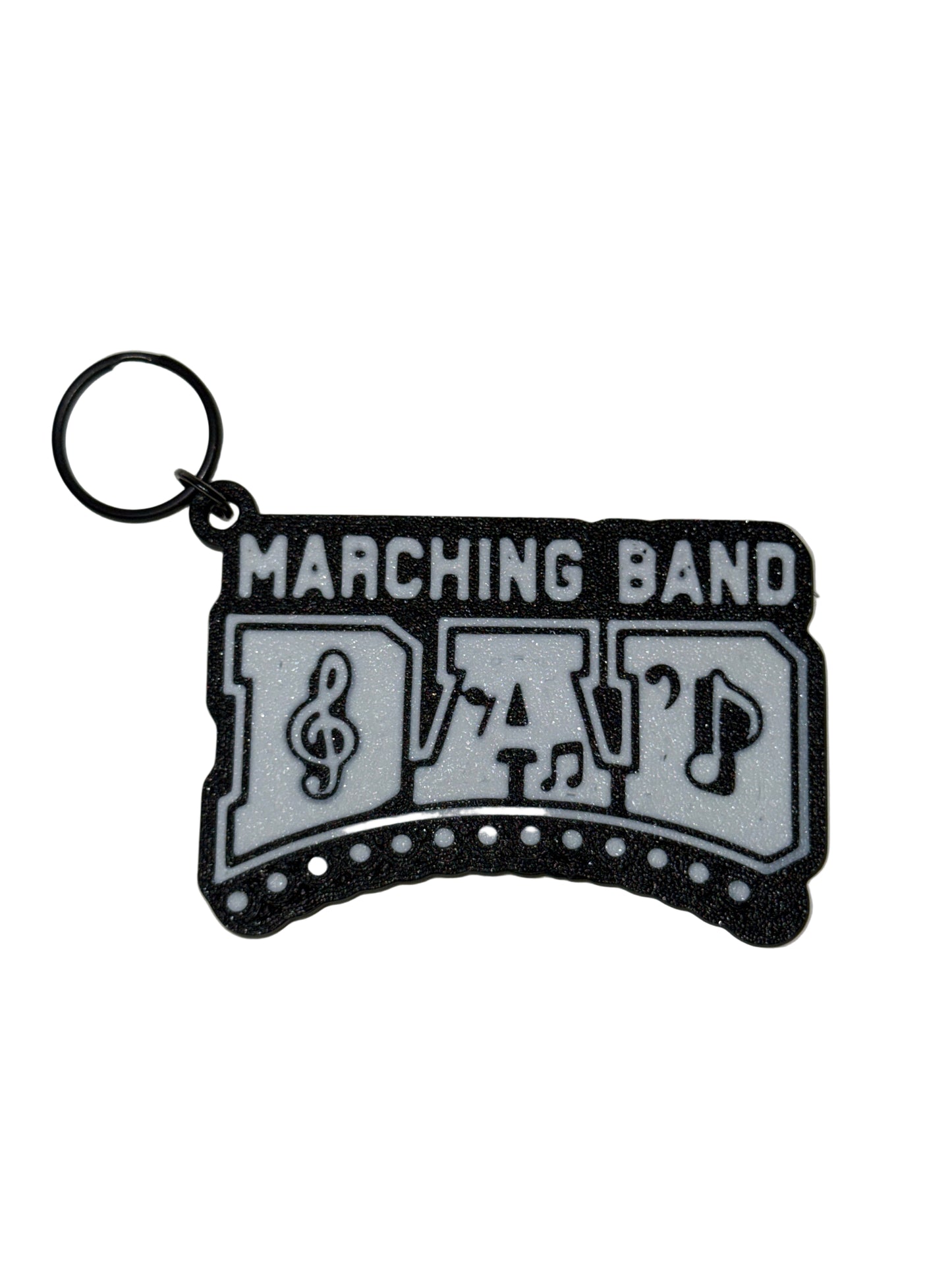 Marching Band Dad Keychain