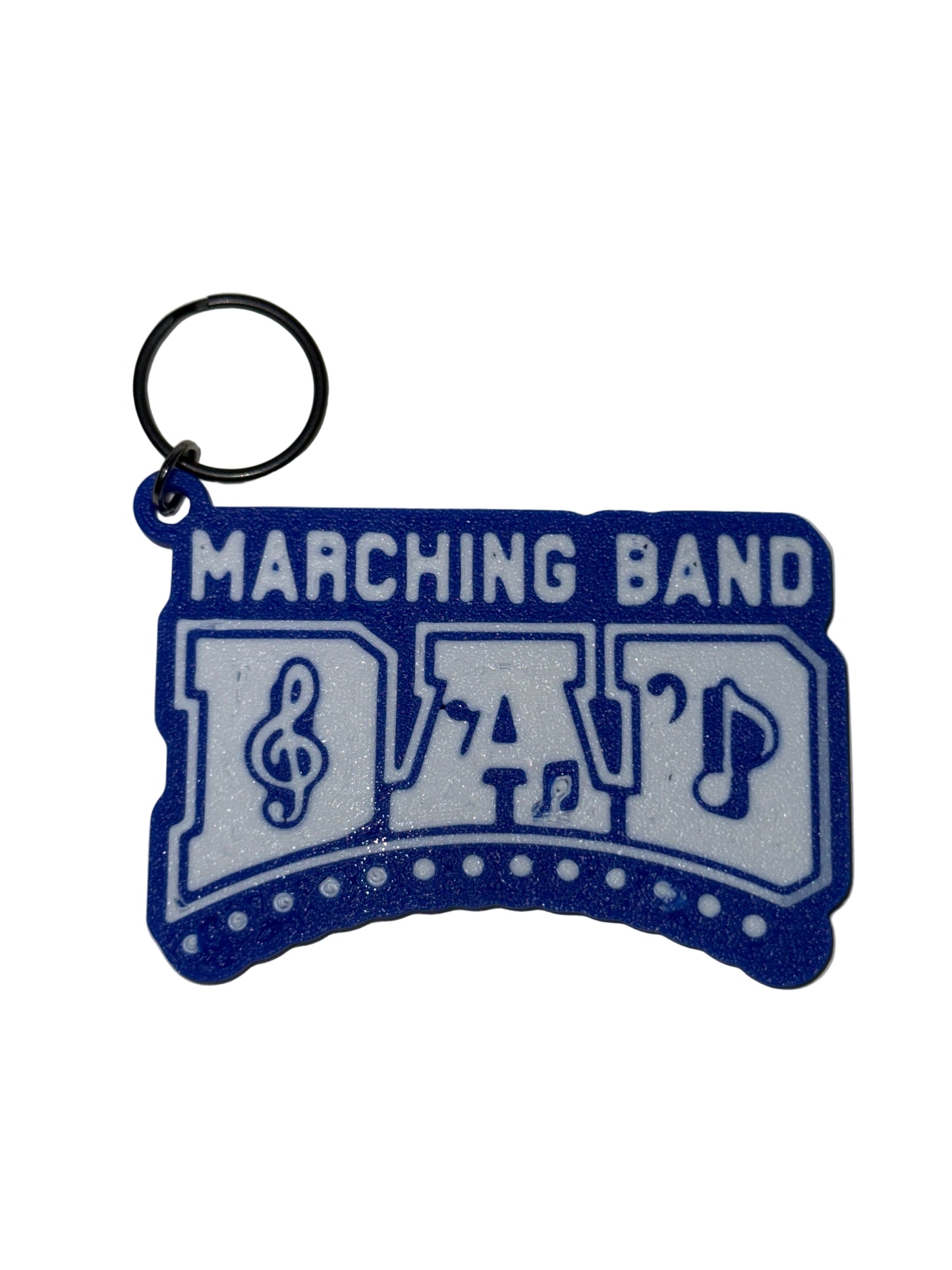 Marching Band Dad Keychain