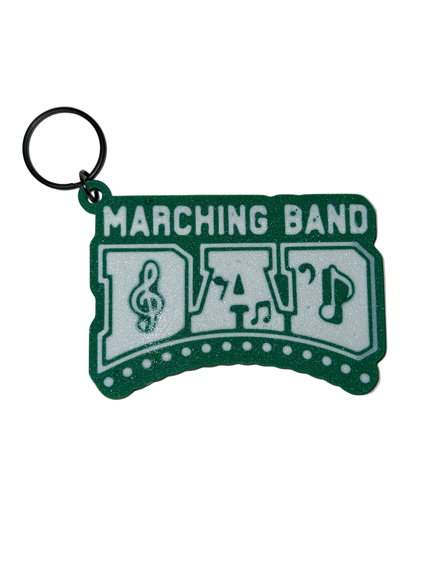 Marching Band Dad Keychain