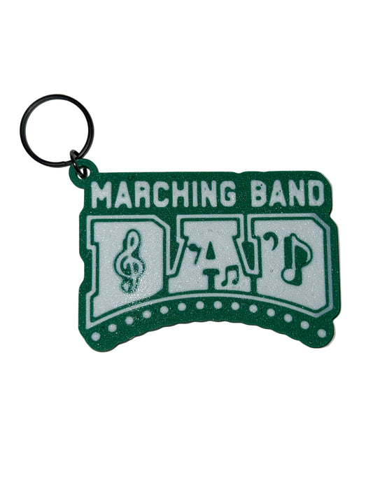 Marching Band Dad Keychain
