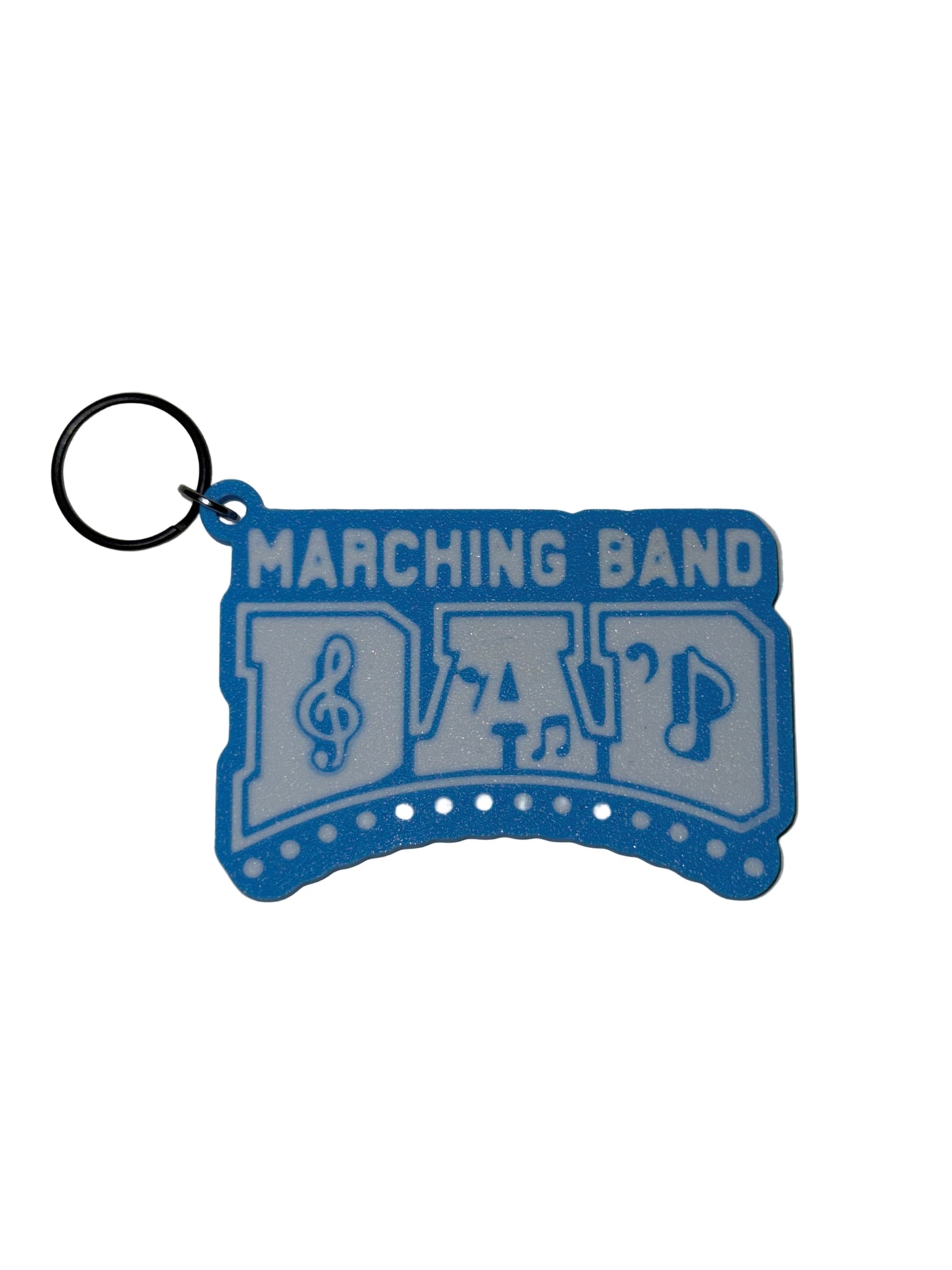 Marching Band Dad Keychain