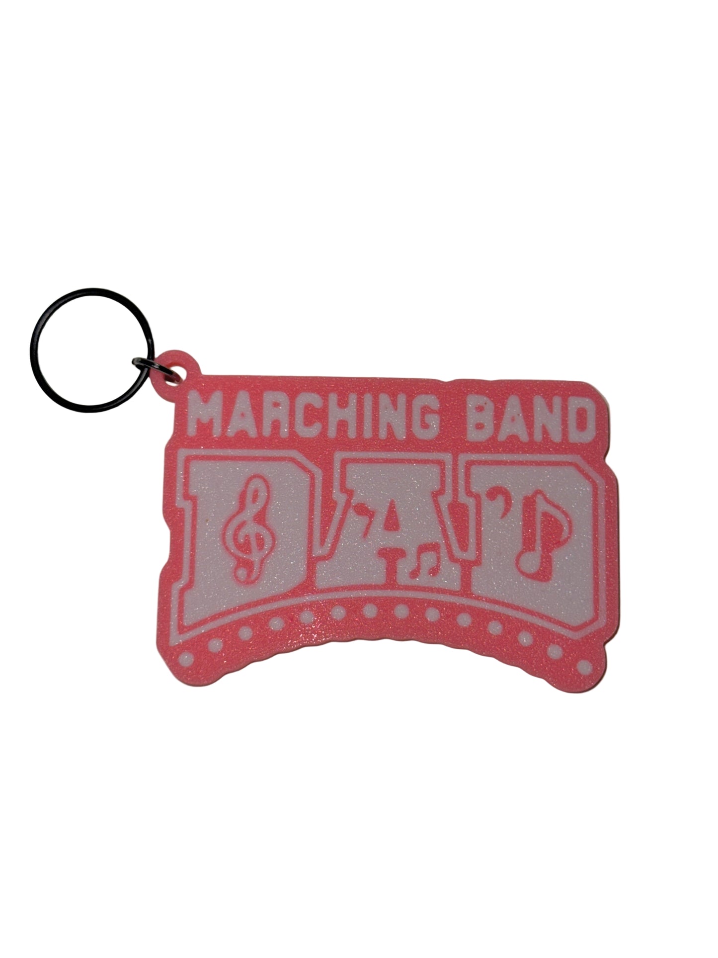 Marching Band Dad Keychain