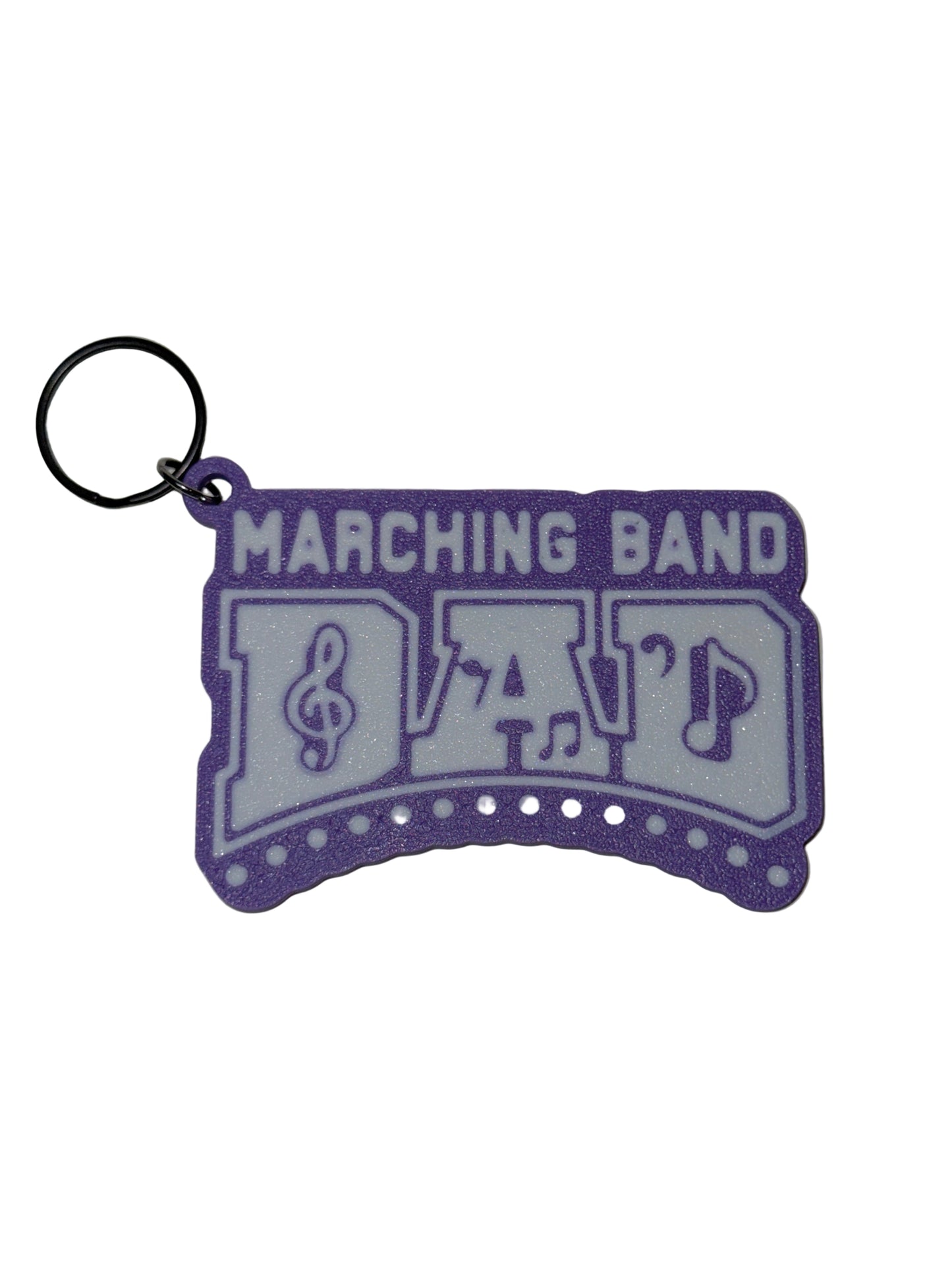 Marching Band Dad Keychain