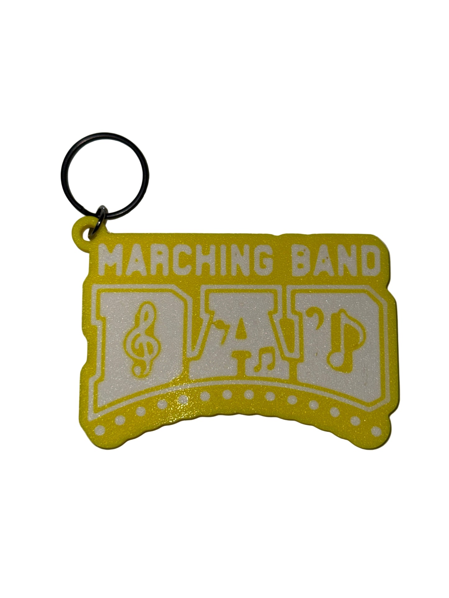 Marching Band Dad Keychain