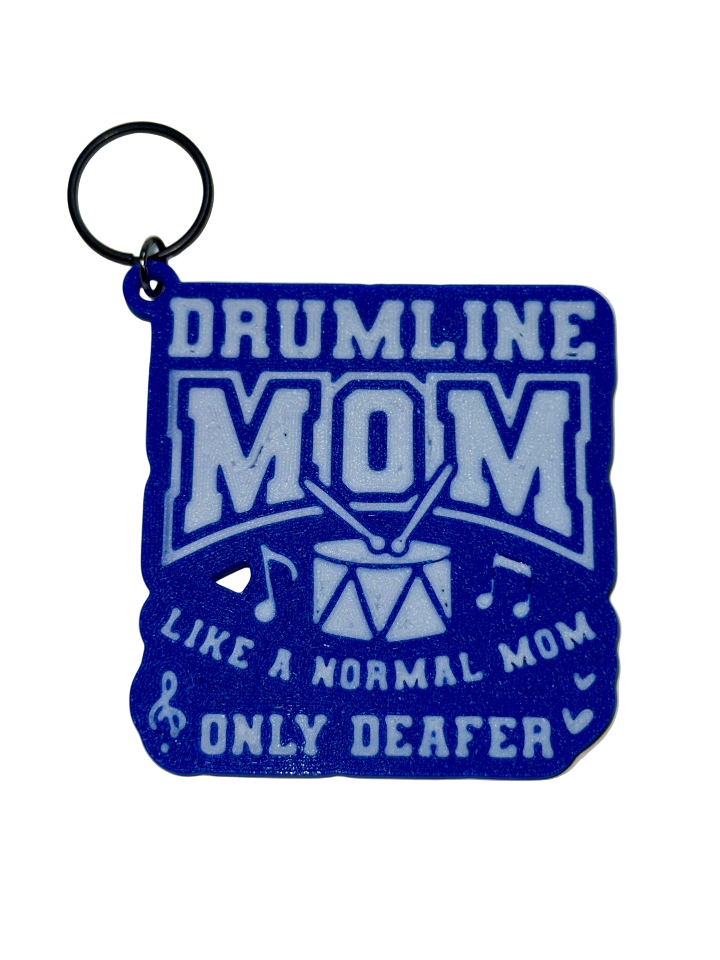 Band Mom Drumline Keychain