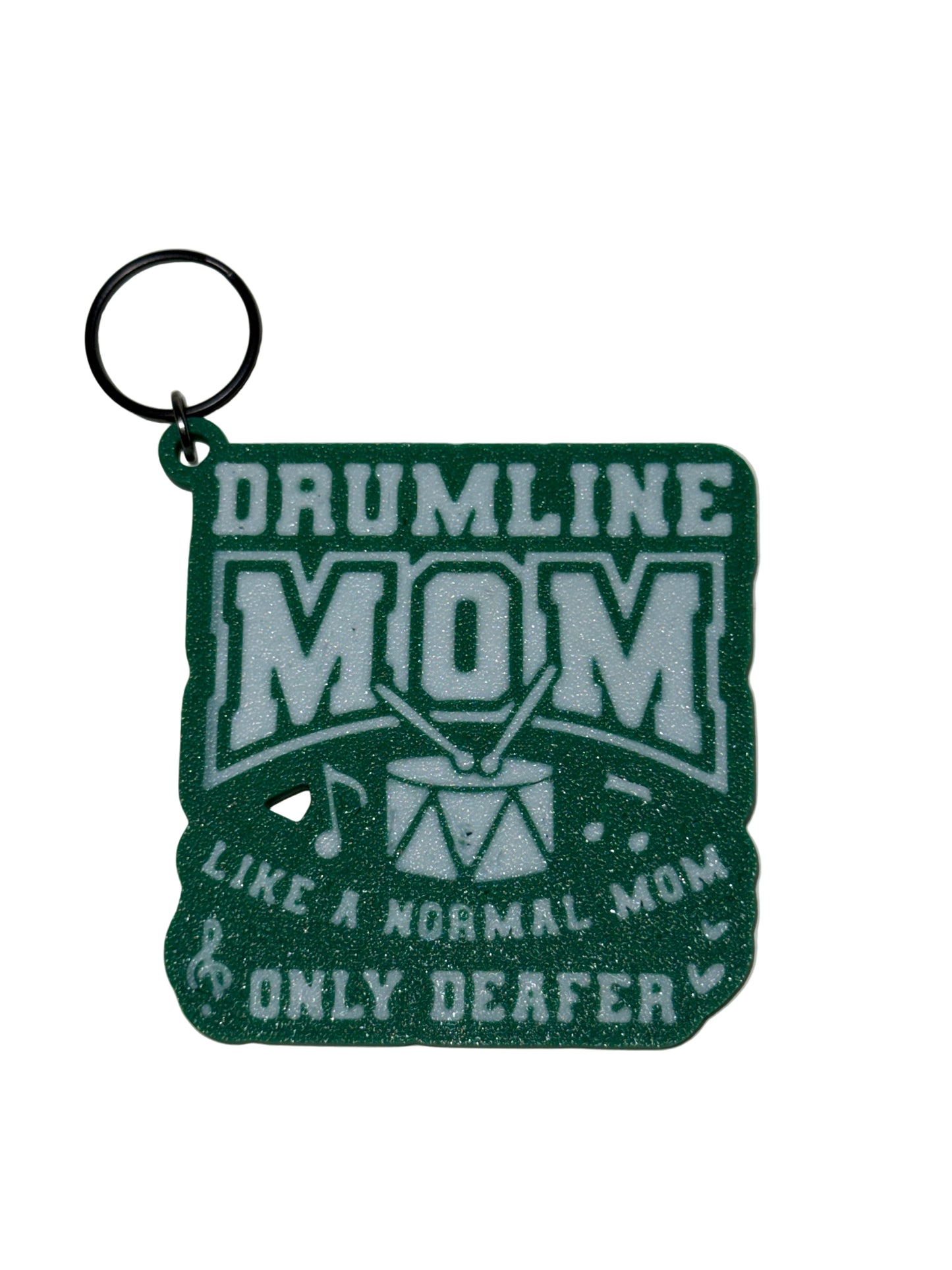 Band Mom Drumline Keychain