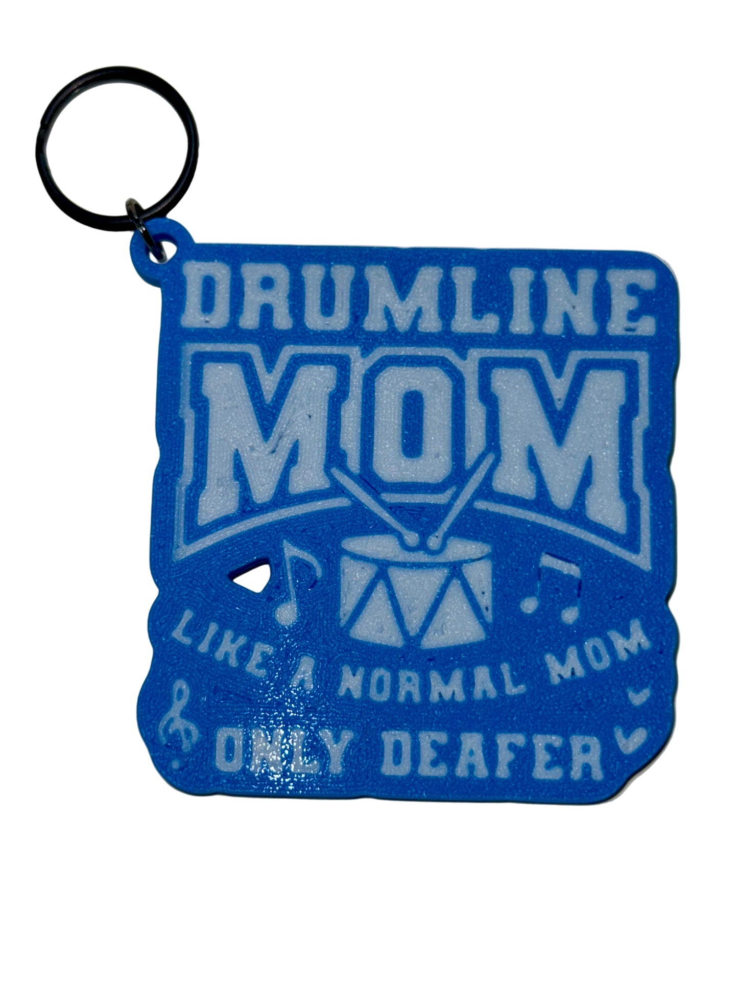 Band Mom Drumline Keychain