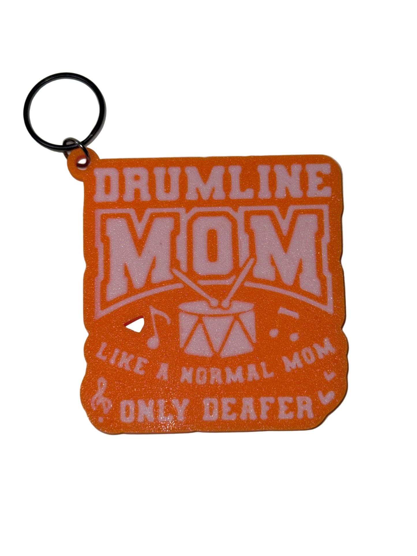 Band Mom Drumline Keychain
