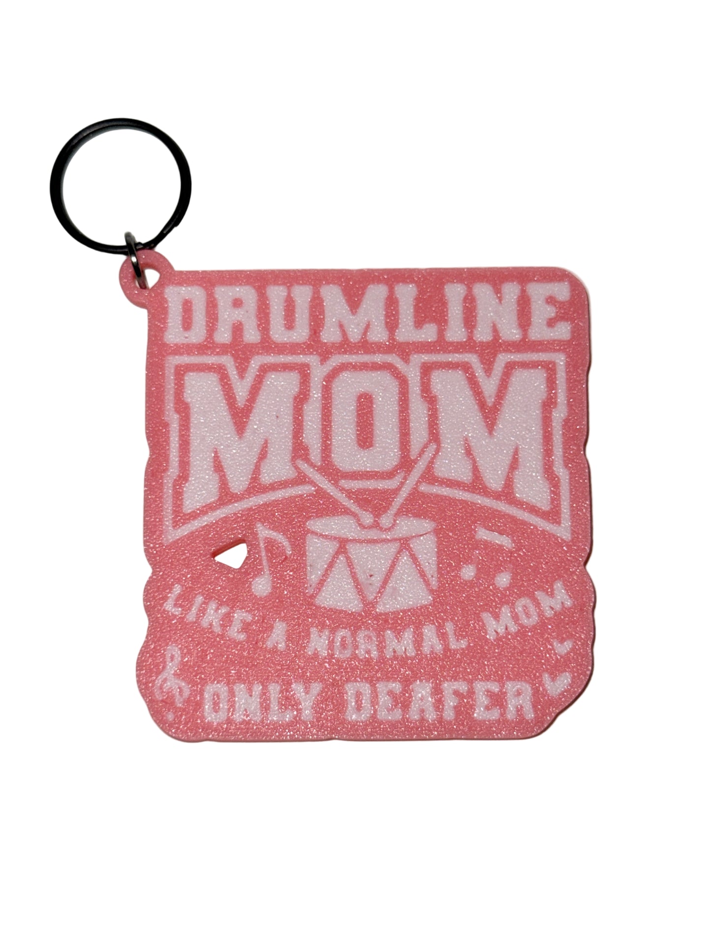 Band Mom Drumline Keychain