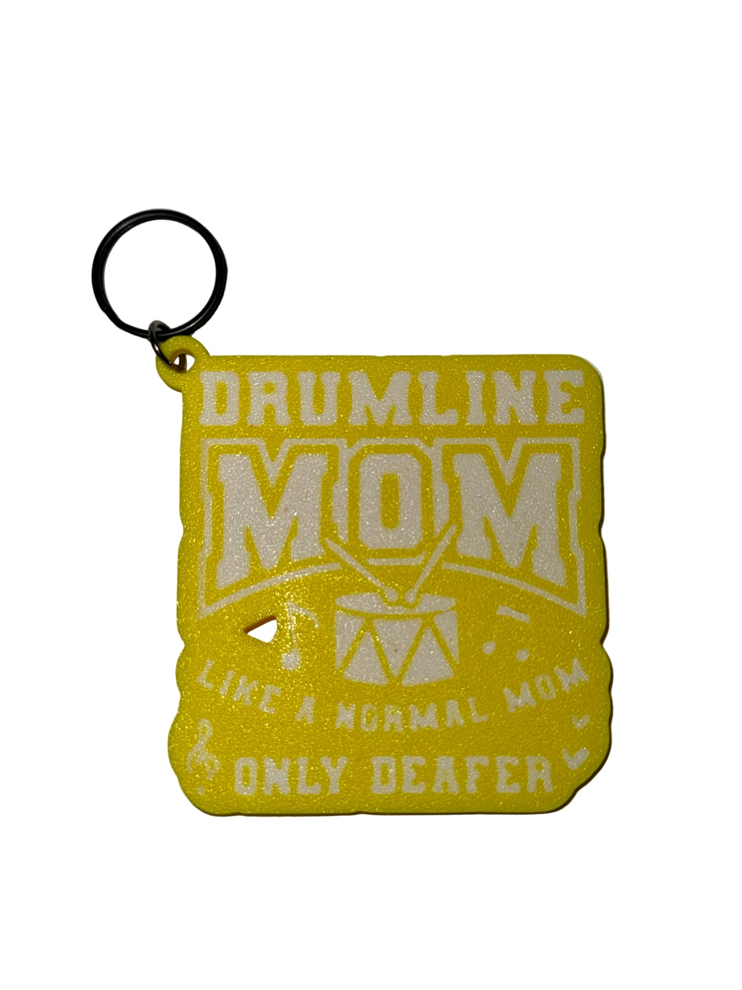 Band Mom Drumline Keychain
