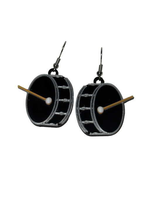 Bass Drum Hook Earrings