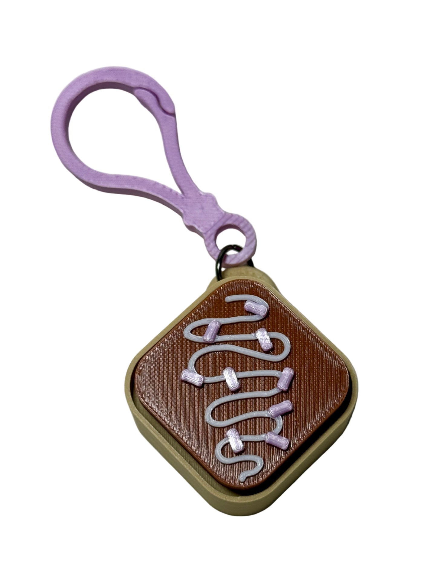 Clicker Chocolate Candy Keychain
