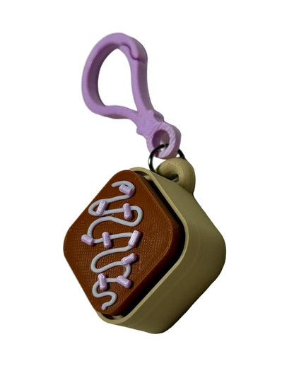 Clicker Chocolate Candy Keychain