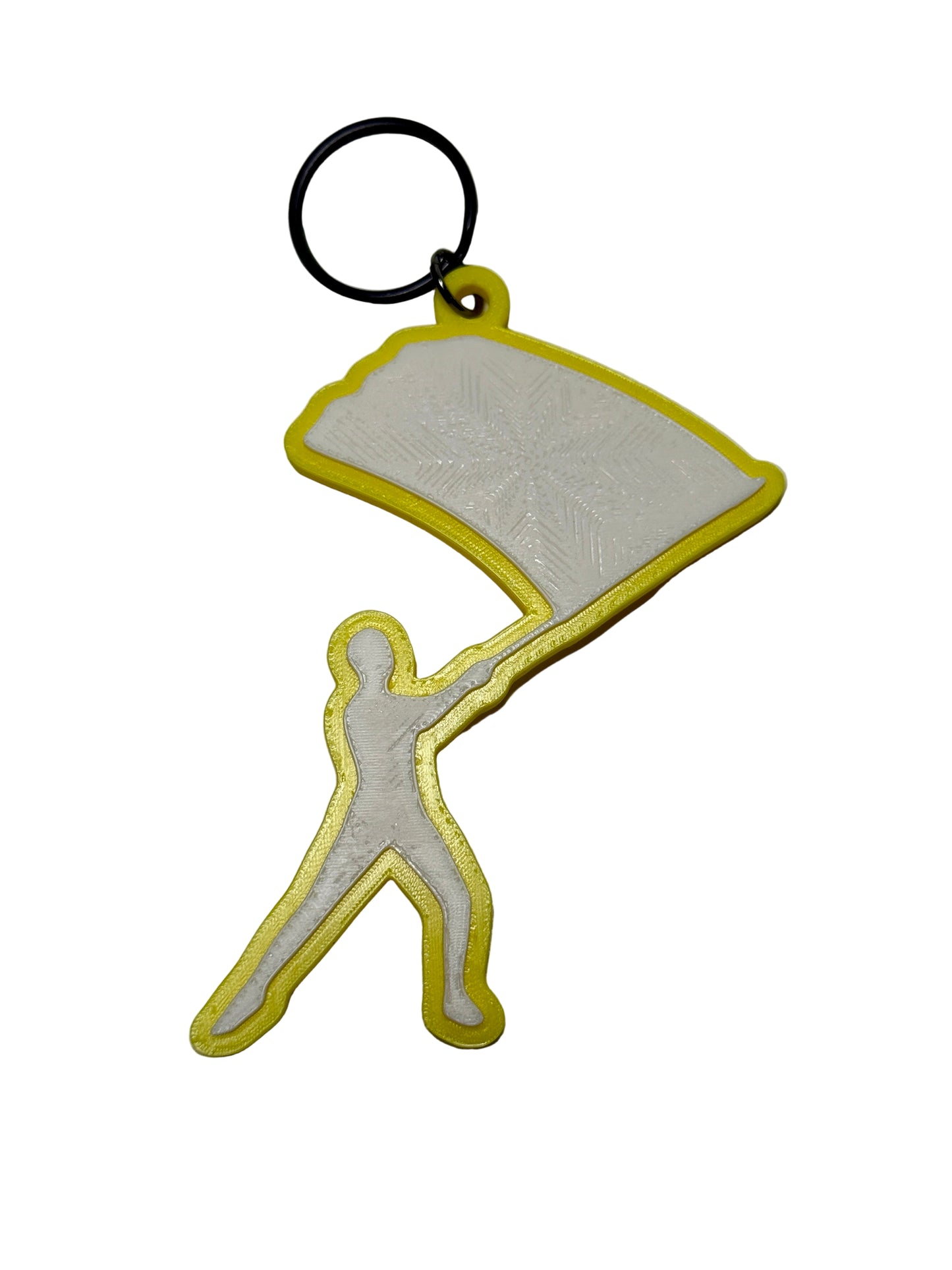 Color Guard Single Flag Keychain