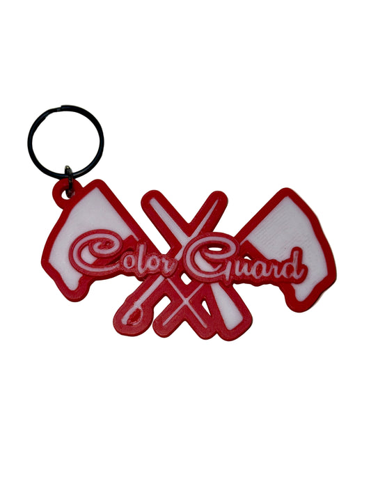 Color Guard Equipment Keychain