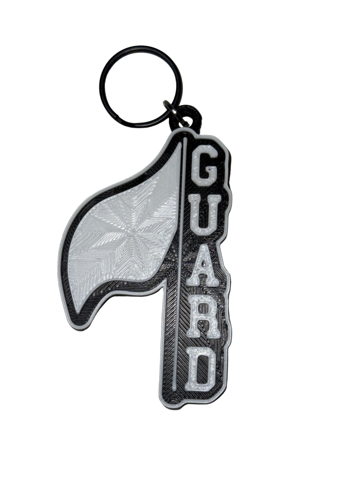 Color Guard Flag Keychain