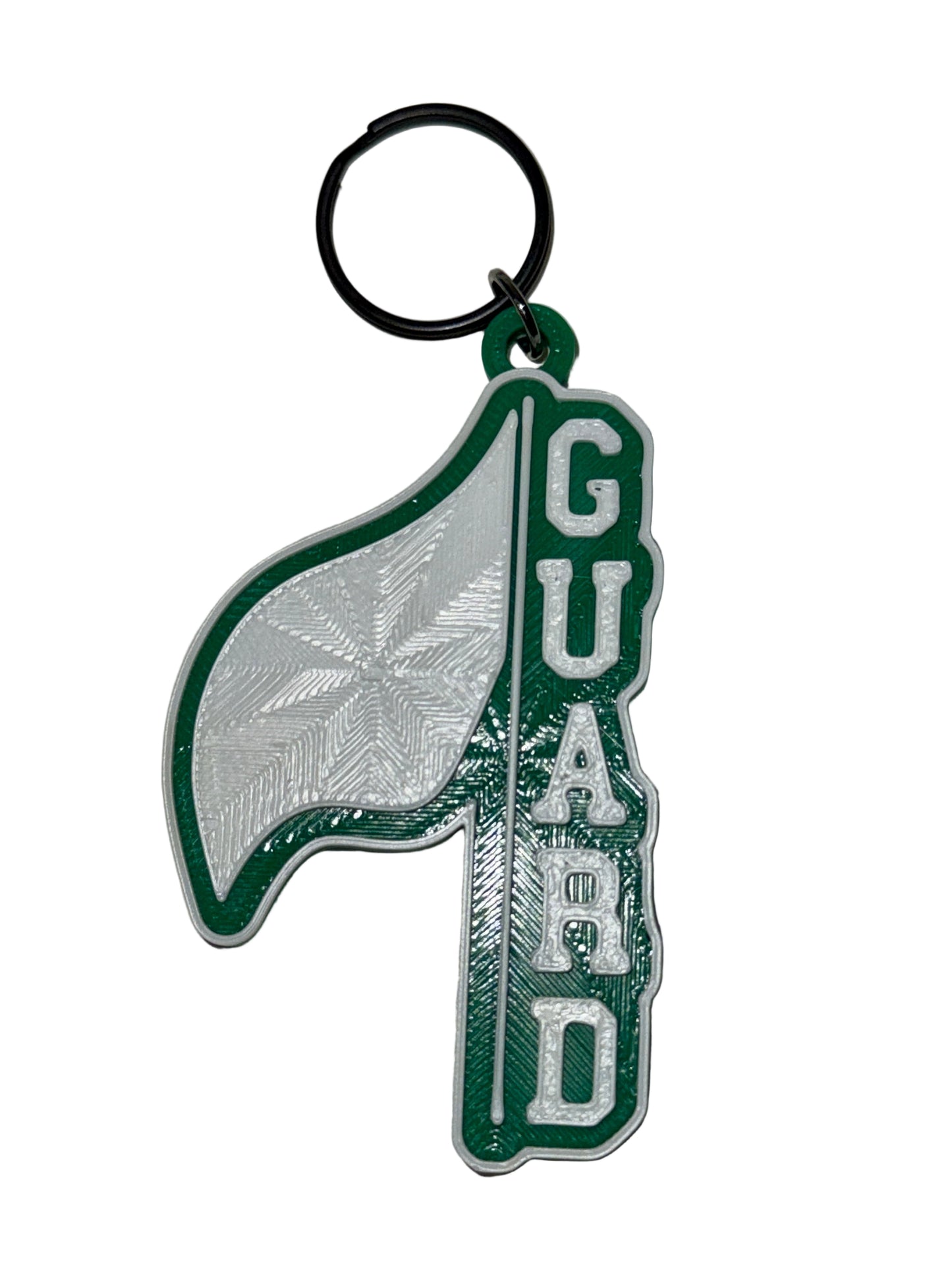 Color Guard Flag Keychain