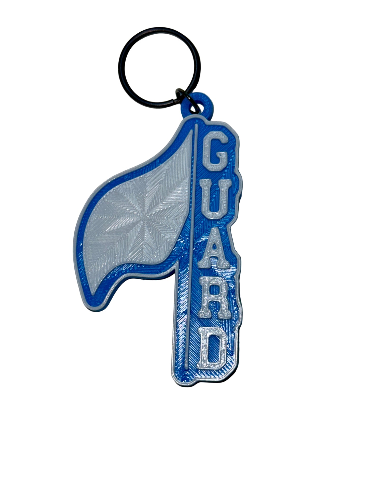 Color Guard Flag Keychain