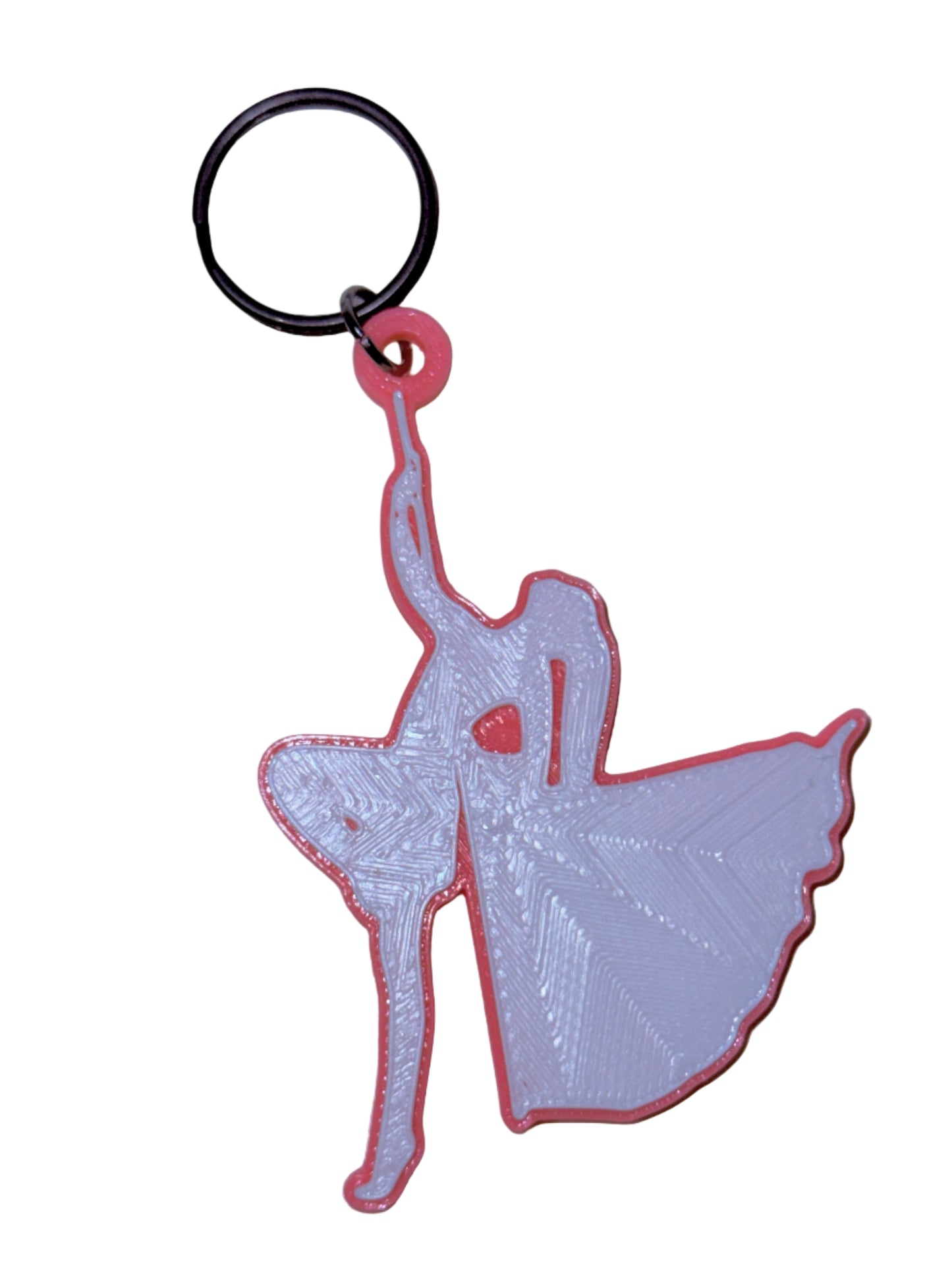 Color Guard Single Flag Keychain