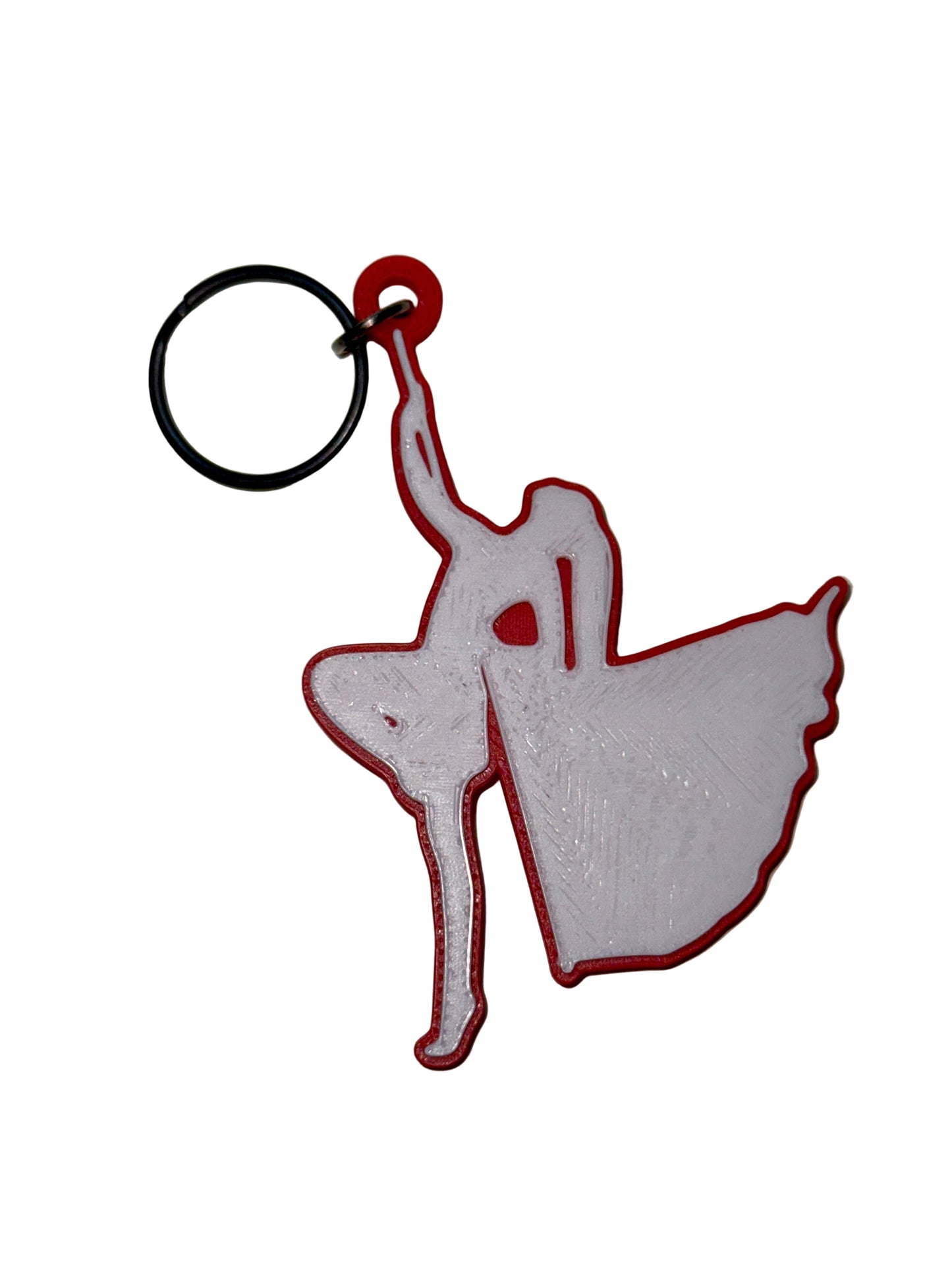 Color Guard Single Flag Keychain