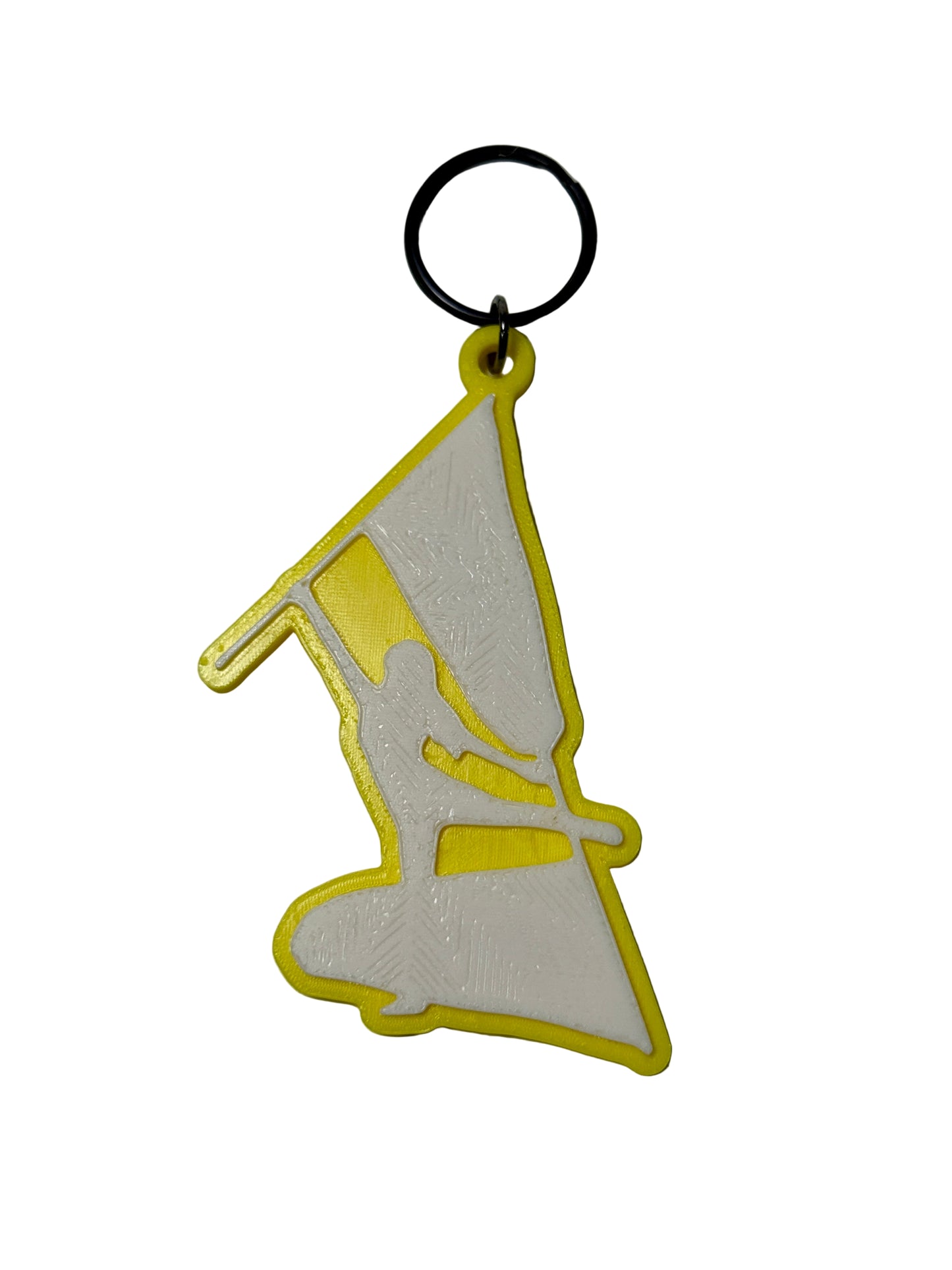 Color Guard Double Flag Keychain