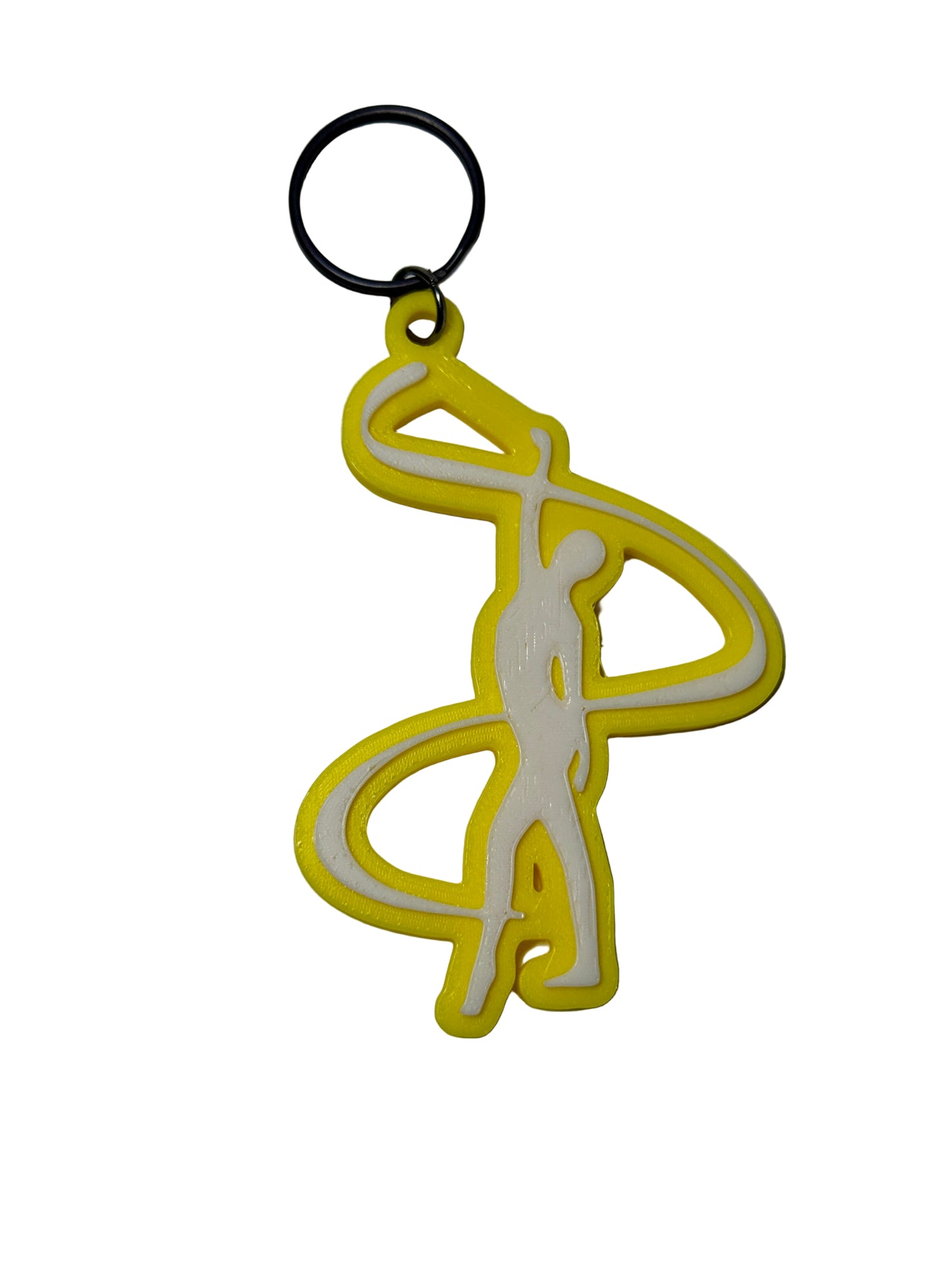 Color Guard Ribbon Keychain