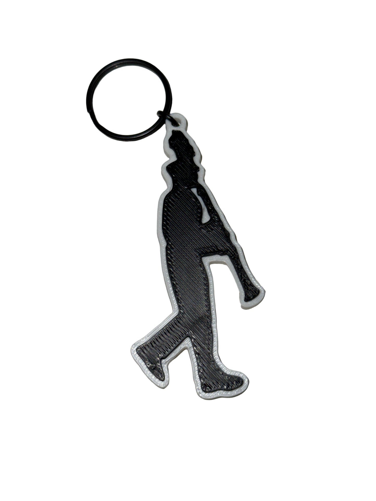 Marching Band Clarinet Musician Keychain