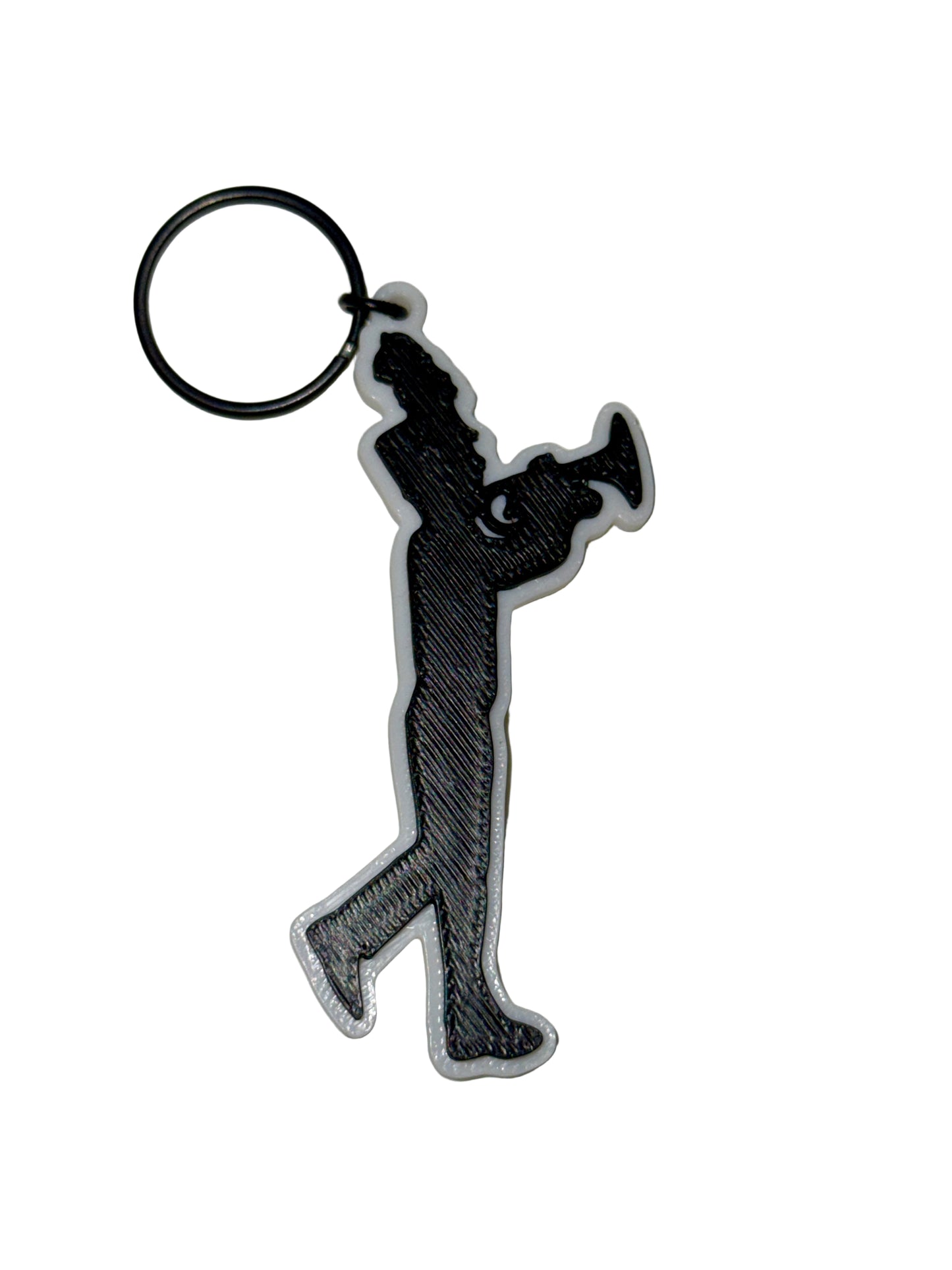 Marching Band Mellophone Musician Keychain