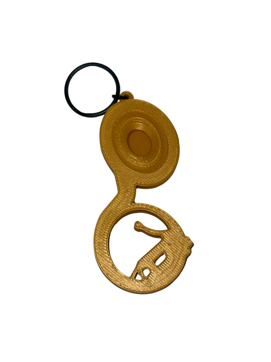 Sousaphone Keychain Silver