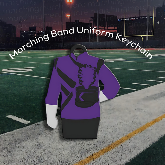 Marching Band Uniform Keychain