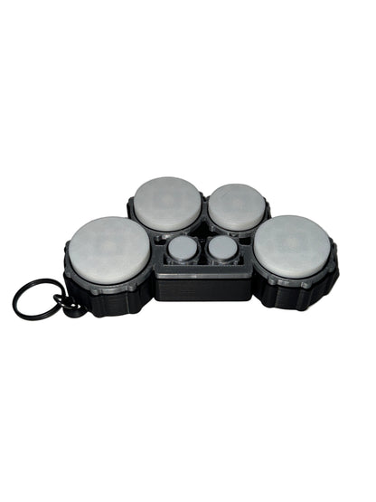 Clicker Tenor Quad Drums Keychain