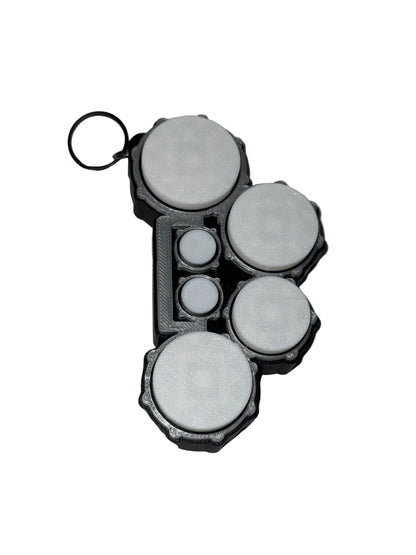 Clicker Tenor Quad Drums Keychain