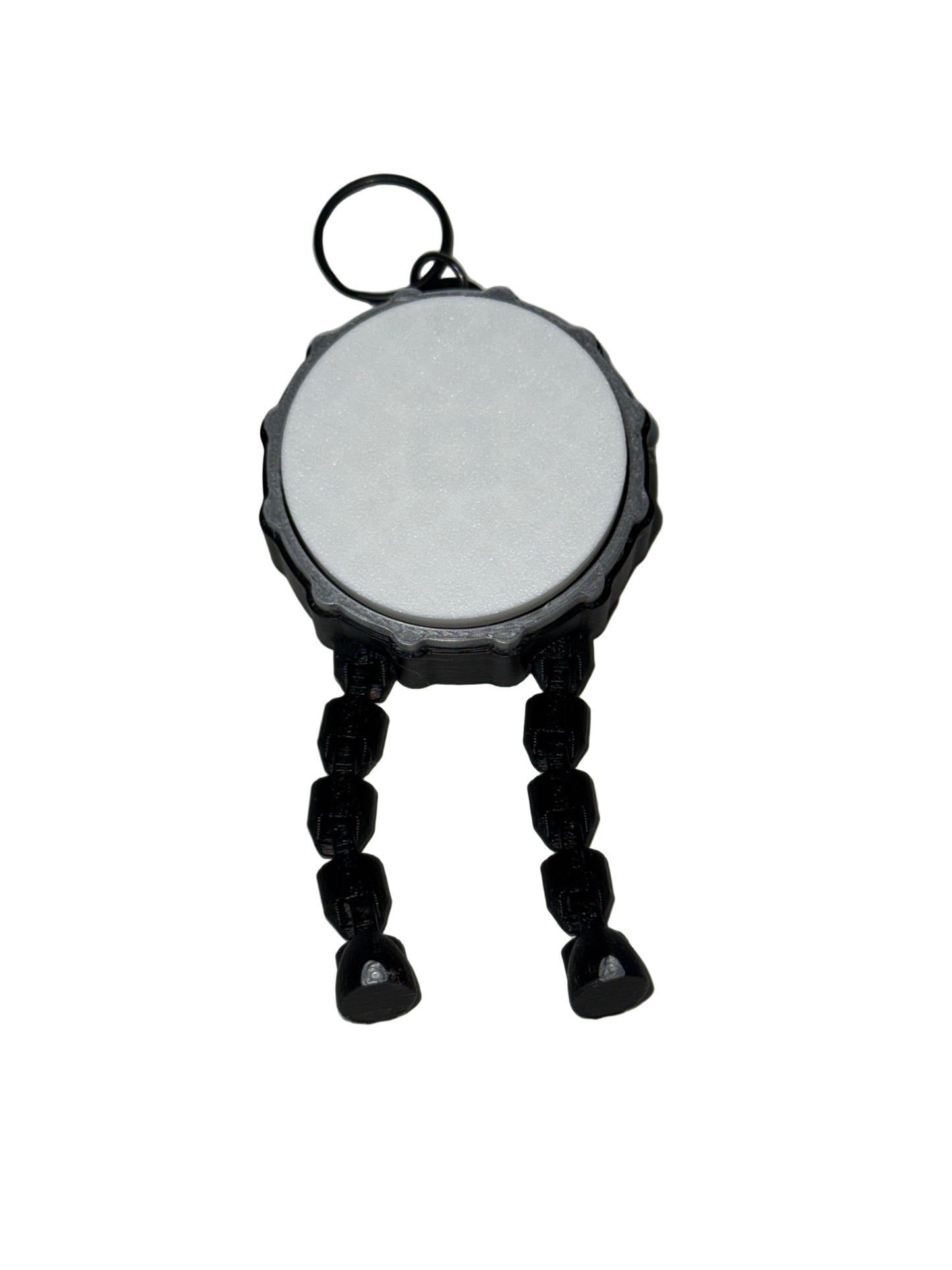 Clicker Snare Drum with Legs Keychain