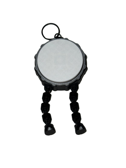 Clicker Snare Drum with Legs Keychain