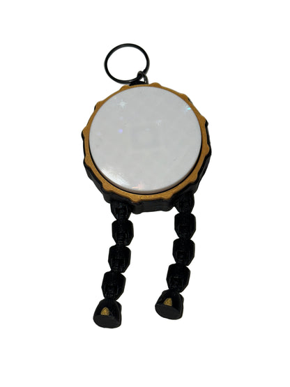 Clicker Snare Drum with Legs Keychain