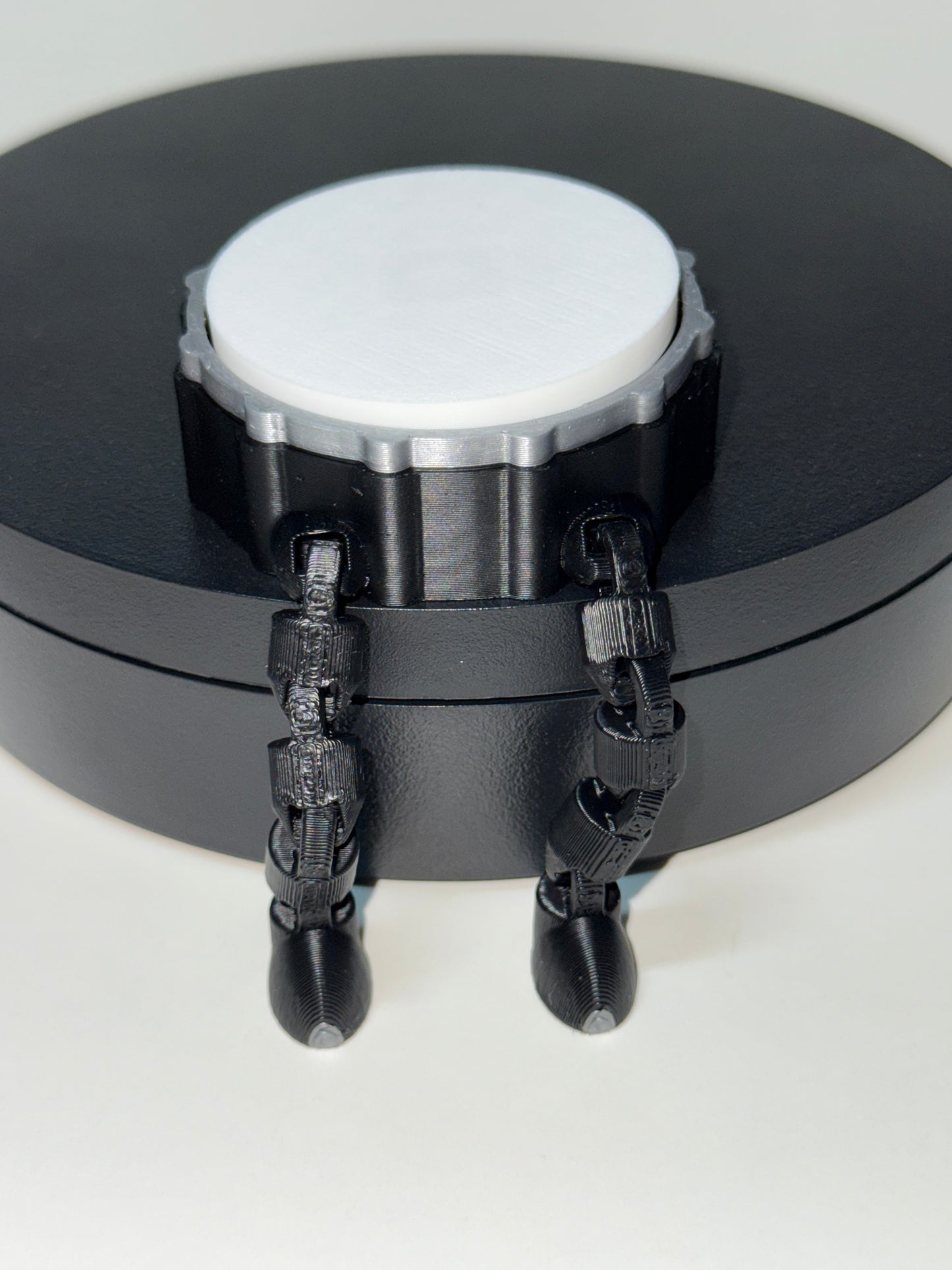 Clicker Snare Drum with Legs Keychain